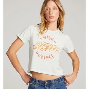 Chaser White AC/DC Graphic Tee